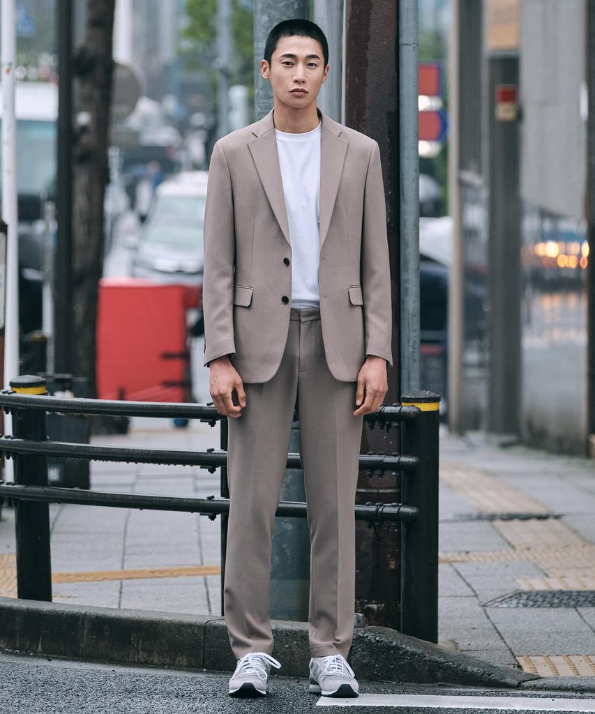 STCO 4Way Stretch Essential Setup Pants_Beige (Tapered Fit)_Sepuz02Tsd