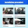 USB Car Cooling Fan 3 Speeds Car Seat Headrest Fan 360 Rotatable Cooling Backseat Fan Summer Accessories for Sedan SUS RV Truck