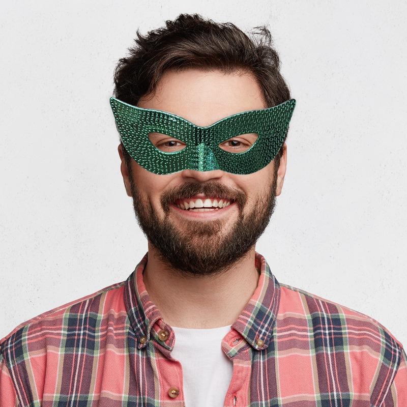 Carnival Party Masked Glitter Glasses Half Face Mask Makeup Ball Performance High Beauty Face Mask Props