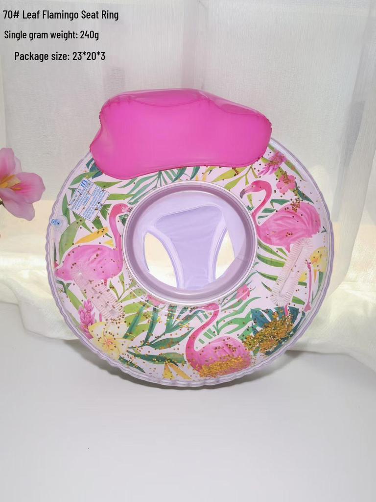 Large Toddler Boat-Themed Swimming Ring with Canopy & Steering Wheel
