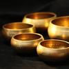 Nepal Tibetan Buddhist Bowl Handmade Singing Bowl Set Cushion Mallet Religion