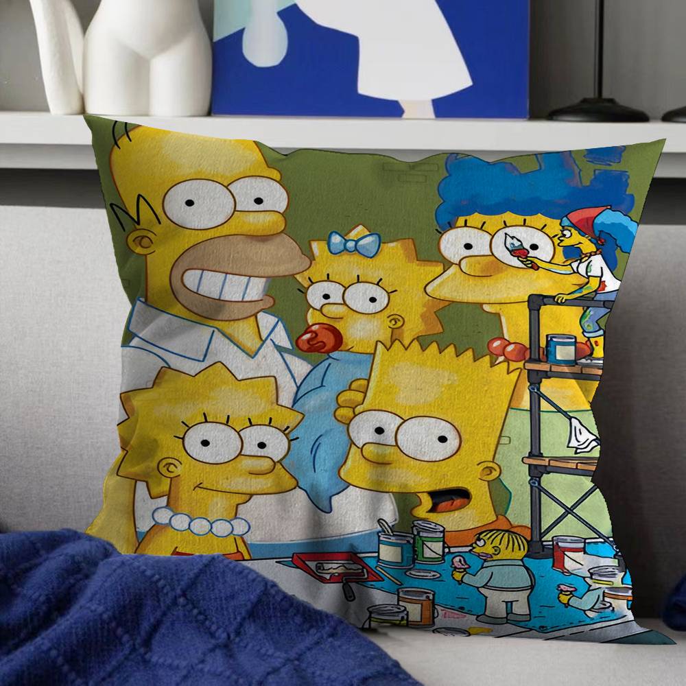 Cartoon T-The Cool S-Simpsons Pillowcases Home Bedding Decorative Pillow Cover Wedding Super Soft Pillow Case