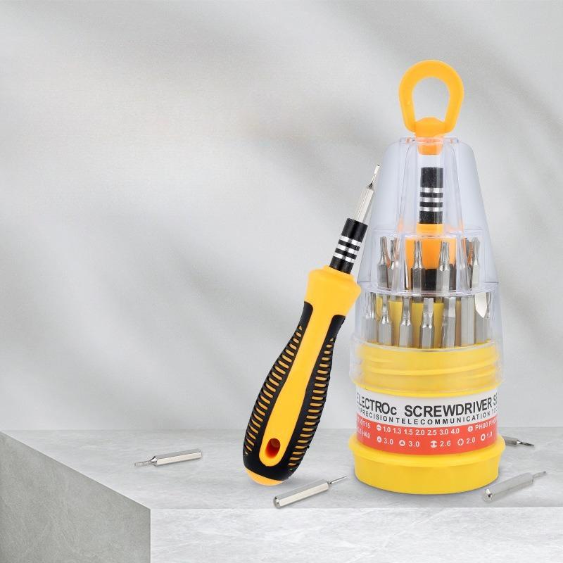 31 In 1 Magnetic Screwdriver Set Cross Slotted Mini Repair Hand Tools
