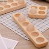 Solid Wood Egg Tray Egg Storage Box Display Rack Storage Tray Kitchen Organizer Dessert Plate Snack Bowl Dim Sum Dish Egg Rack