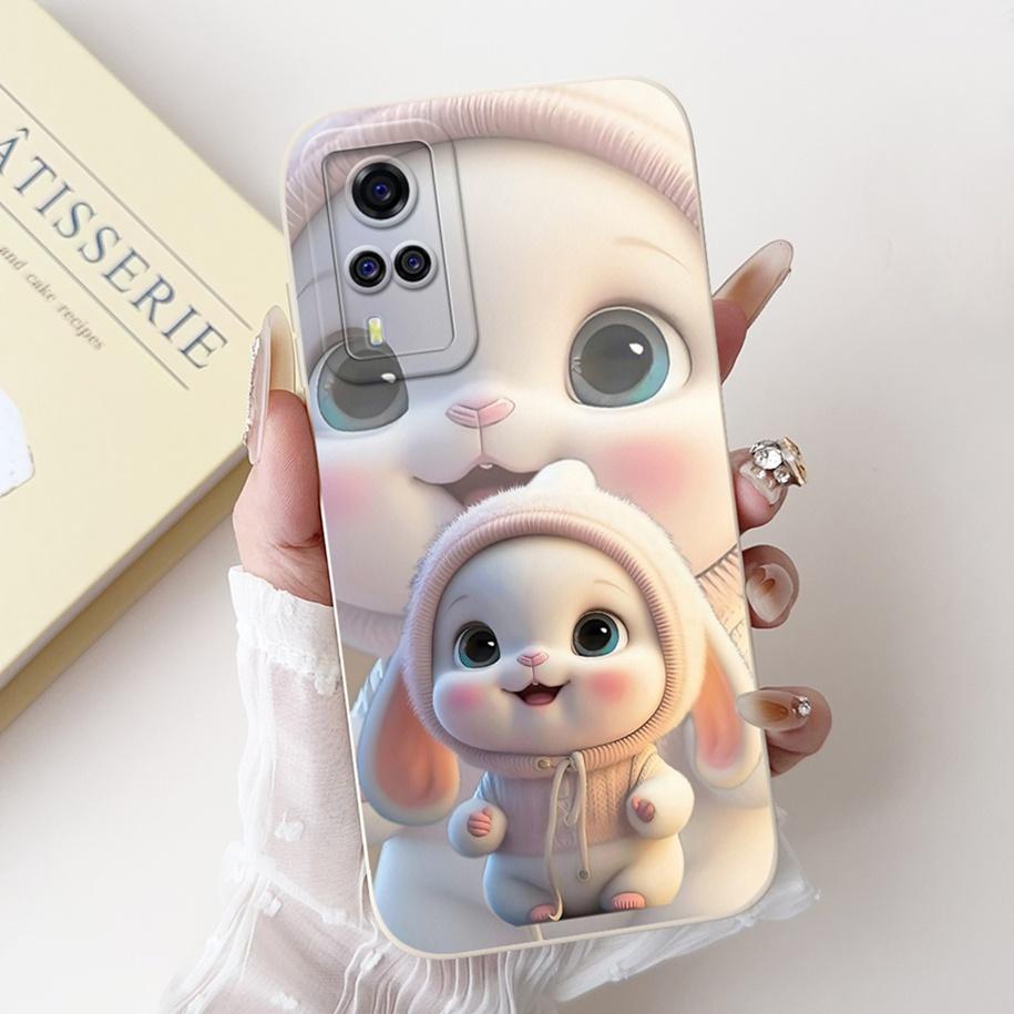 For Vivo Y51 2021 Case V2030 Cover Cute Fashion Space Cartoon Soft Silicone Matte Funda For Vivo Y31 2021 Y51A Y51s Y53s 4G Capa