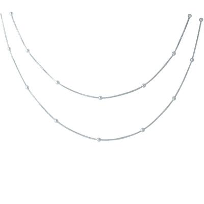 Silver Necklace Without Stones (1967003)
