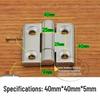 304 Stainless Steel Heavy Duty Industrial Flat Opening Thickened Mechanical Equipment Load-Bearing Hinge