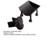 Funny Toilet Paper Holder Simple Installation 3D Printed Cow Design Free Standing Bathroom Toilet Roll Holder Tissue Paper Organizer