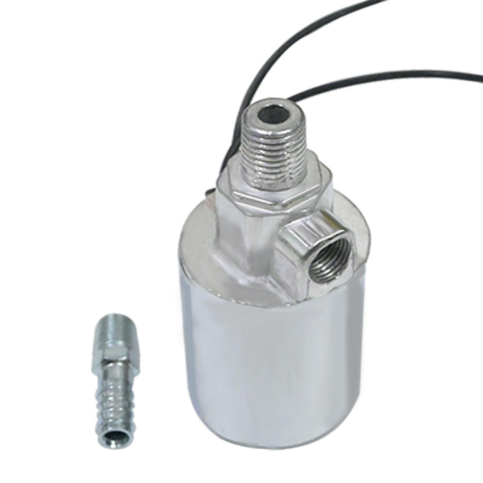 

1/4 Chrome Plated Horn Electric Solenoid 12v/24v For Truck/VAN Horn Electric Solenoid One Size