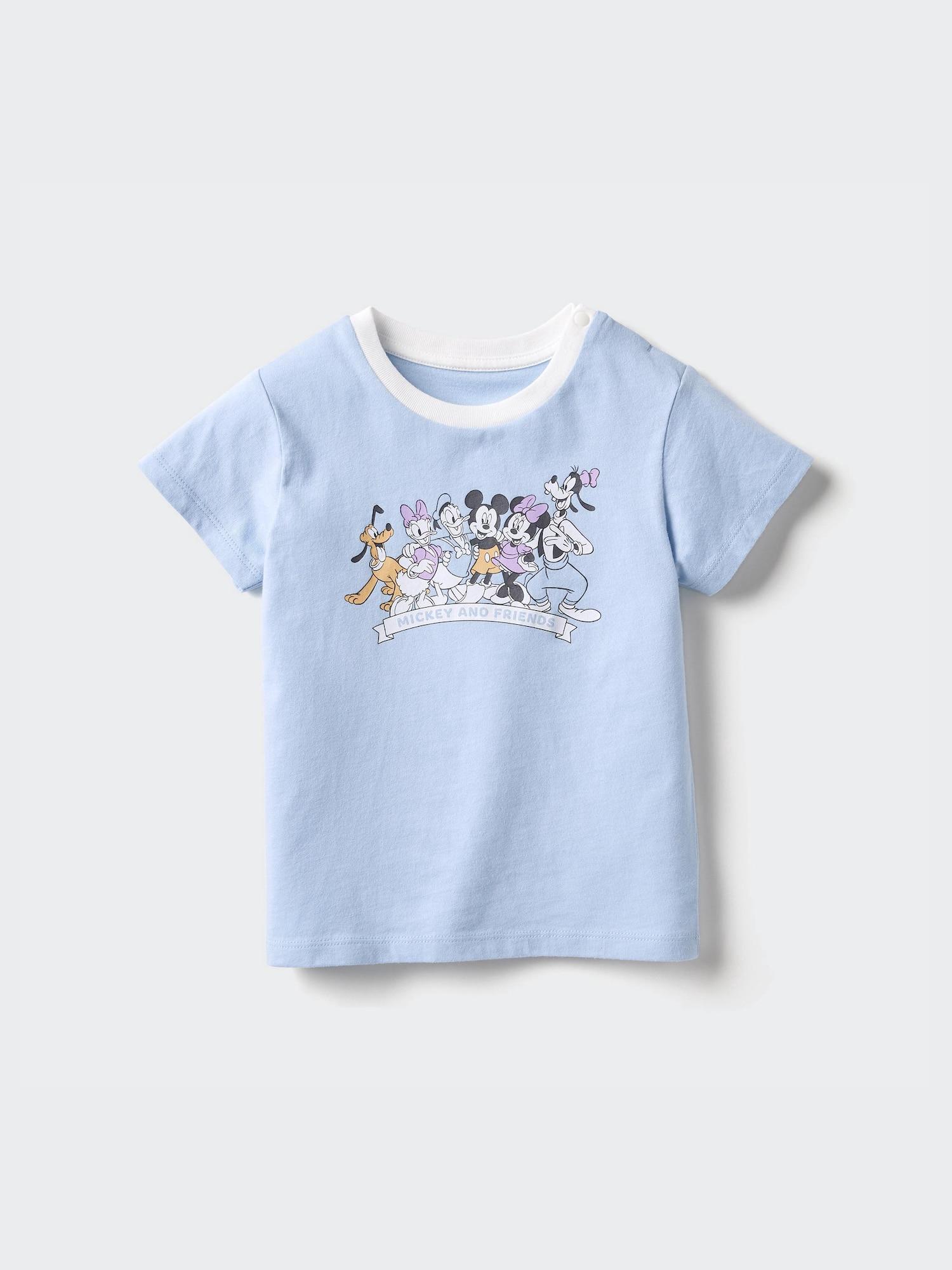 

Uniqlo Футболка BT MAgic For All UT с графическим принтом, короткий рукав A 60 LIGHT BLUE/BABY 80