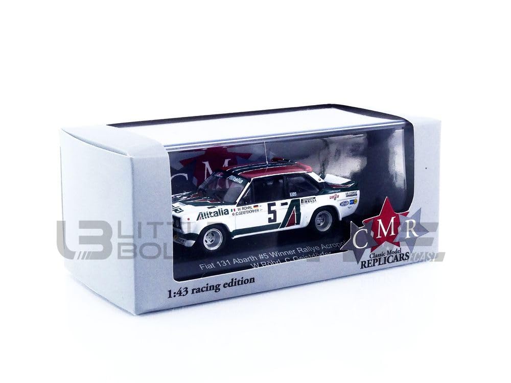 CMR Scale Diecast Fiat 131 Abarth 2 Roll Acropolis 1978 1/43 No. W.