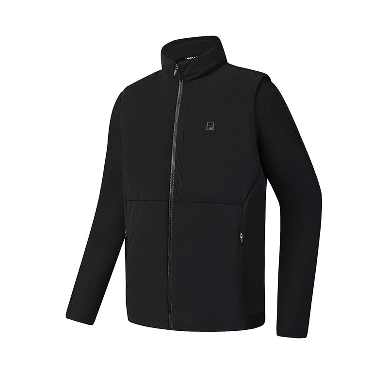 

Fila Серия для гольфа Съемный двухпредметный Удобный Модный Повседневный Гольф Универсальная Пуховая Куртка Мужская верхняя одежда Насыщенный Черный A61M545902FBK M