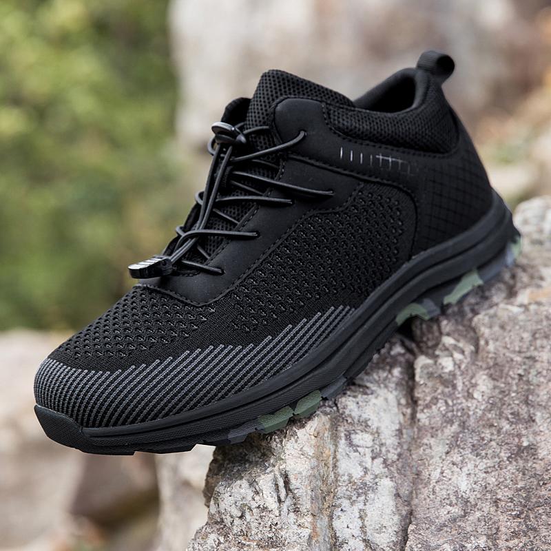 40-48 Men Hiking Shoes Outdoor Cross-Country Running Shoes Mesh Hiking Training Boots Suitable For Work Fishing Hiking Sports Shoes
