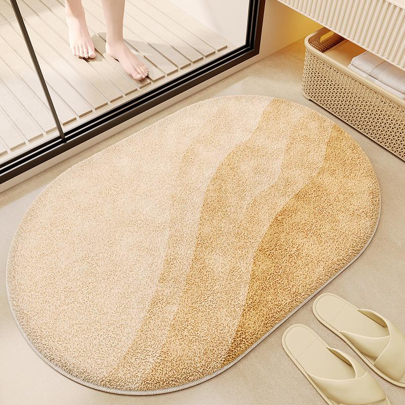 Bathroom Floor Mat Bathroom Foot Mat Absorbent Mat Bathroom Door Non Slip Carpet