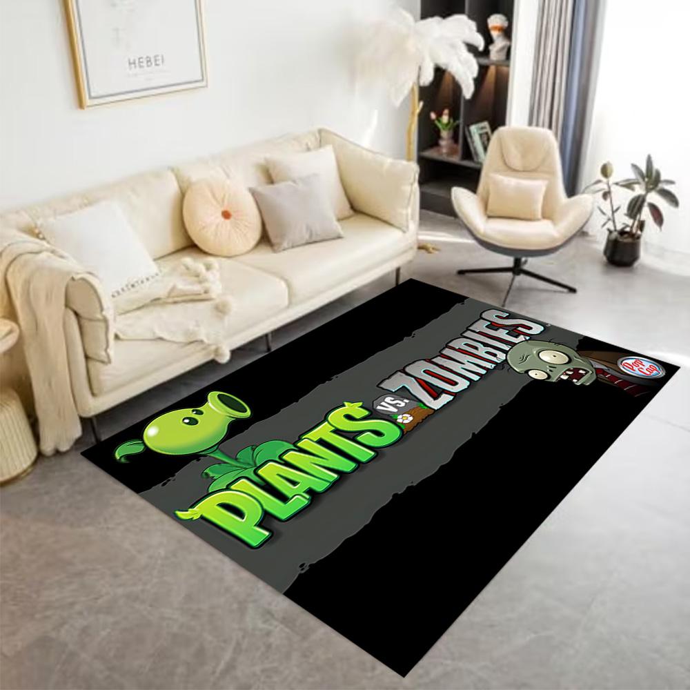 Zombie Plants Party Floor Mat Perfect for Decorate room Entryway Bedrooms Dining Room Antislip Carpet Decorate Offices Spiritual Gift