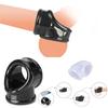 Anillo de Bondage Elástico para Escroto Anillo para Erección de Pene Estirador de Testículos Pene Bolas Eyaculación Retardada Masturbación Masculina Productos Sexuales