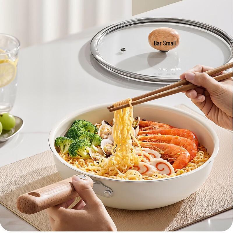 Bear 24cm Titanium Ceramic Non-stick Wok