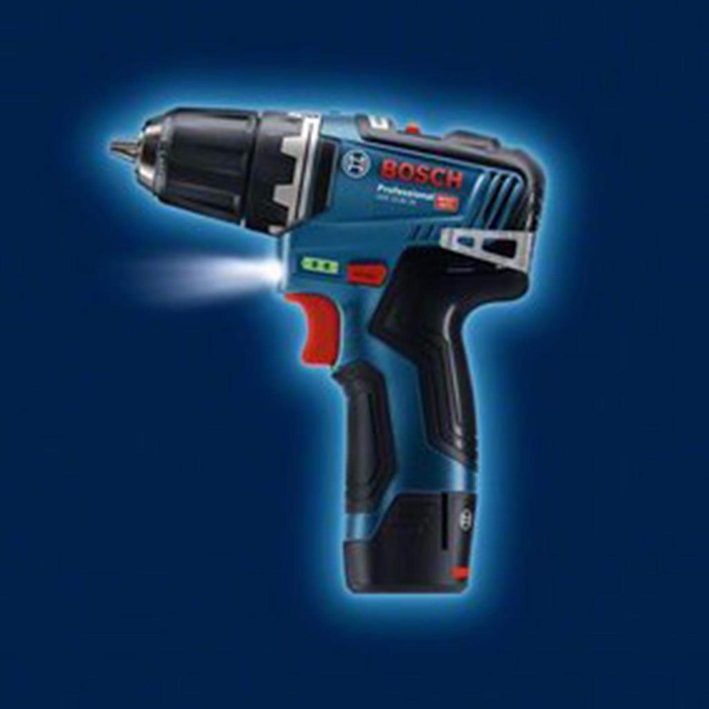 Bosch Professional Akku-Bohrschrauber mit Tragetasche 10,8 V (2 3,0 Ah, Ladegerät, im Lieferumfang enthalten) GSR10.8V-35