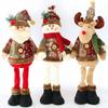 Christmas Dolls Tree Decor New Year Ornament Reindeer Snowman Santa Claus Standing Doll Navidad Decoration Merry Christmas 2025
