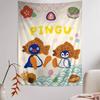 Funny P-PinguS Cute Cartoon Cartoon Tapestry For Living Room Home Dorm Decor INS Home Decor