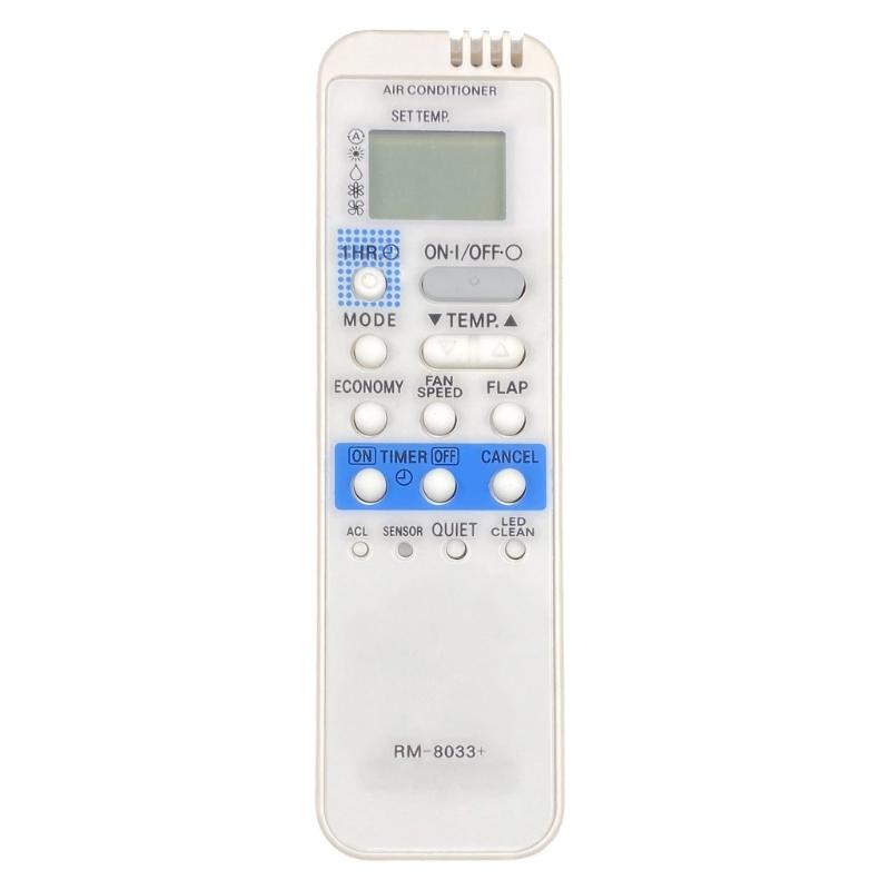 

Ergonomic Remote Control Comfortable Handle Intuitive Button Layout Easy for Senior User for RM8033+ Air Conditioner 1