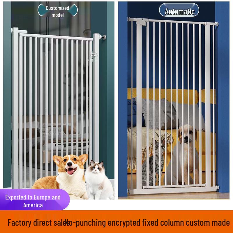 Heightened Cat-Proof Pet Barrier: No-Drill Indoor Door & Balcony Fence