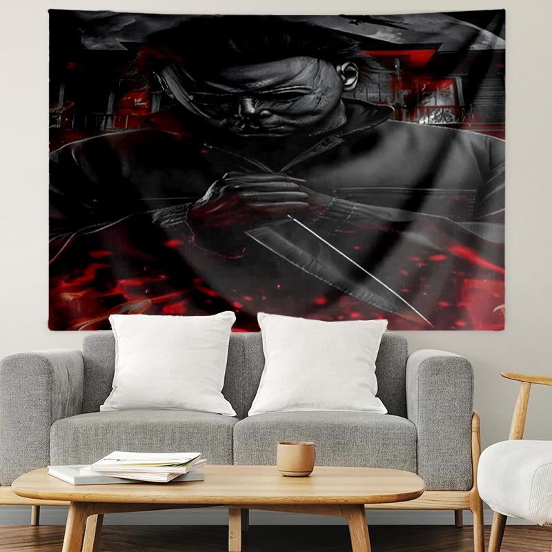 Jason Voorhees Print Tapestry, Lightweight Wall Hanging, for Bedroom, Dorm, Living Room, Home Art Decor, Birthday Christmas Gift for Friends