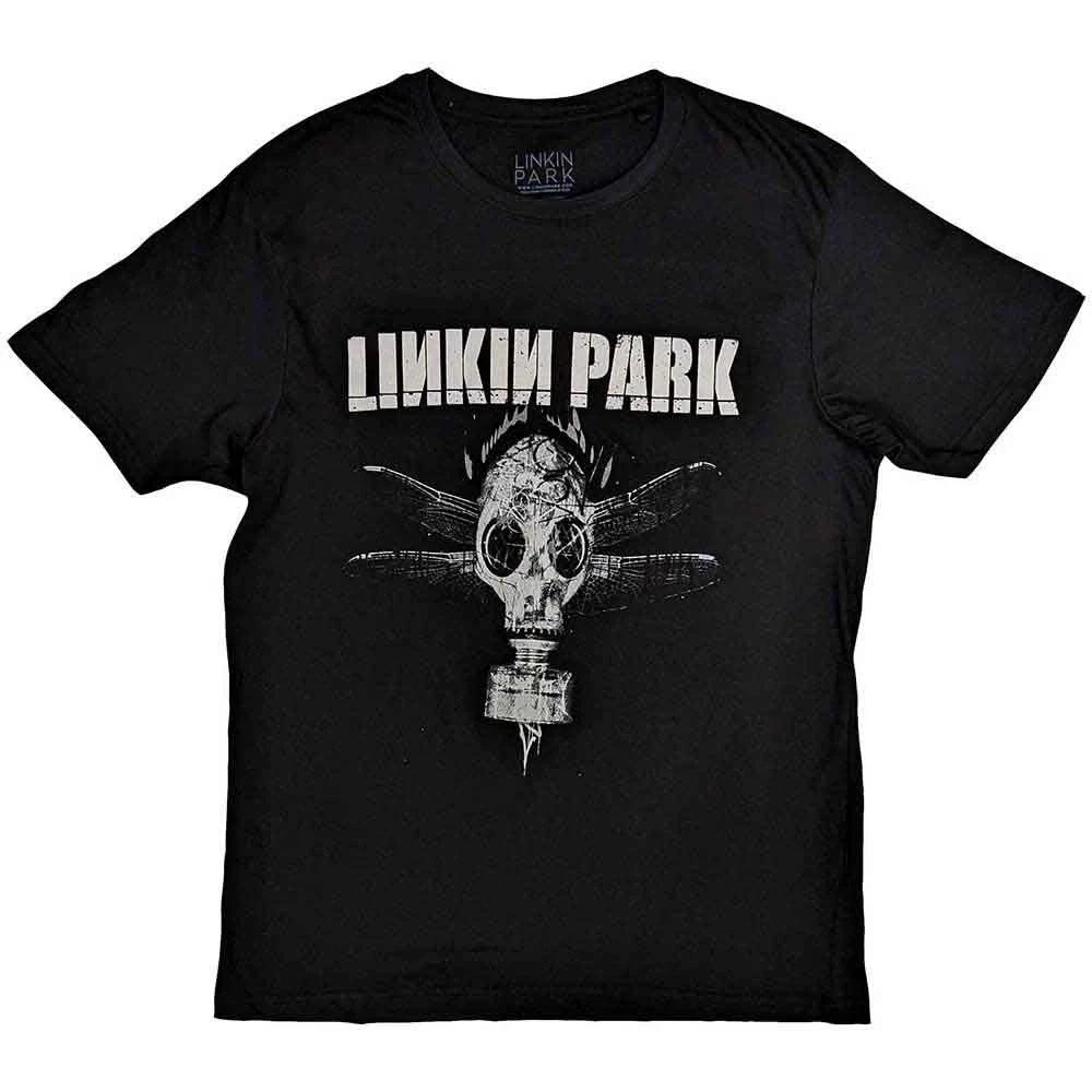 Linkin Park T Shirt Gas Mask Officially Licensed Metal Rock Merch Black New 2XL