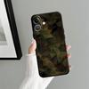 Camouflage Pattern Soft Back Phone Cover Case for iPhone 11 15 Plus 17 16 Pro Max 12 SE 13 Mini 14 17Air X XS XR 7 8