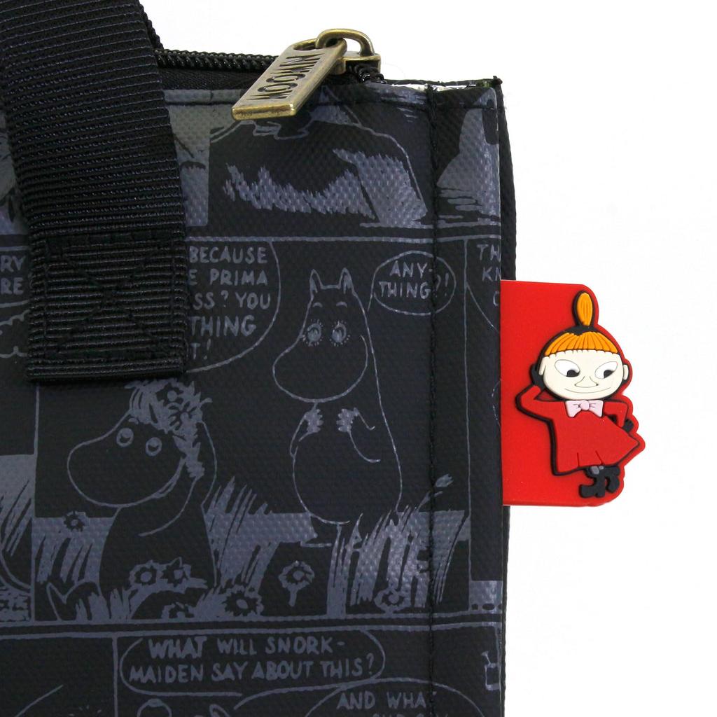 Sifre Moomin Insulated Lunch Bag/Tote Bag 6059 MC11. Comic Black