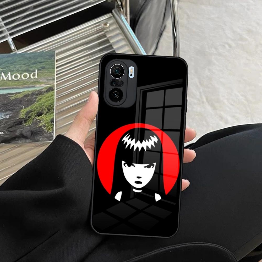 Emily The Strange Phone Case for Xiaomi Redmi Note 14 13 12 11 Ultra Pro Lite 5G toughened glass Cover