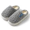 Cotton slippers female couple thickened autumn and winter indoor home home home non-slip warm confinement wool cotton shoes men