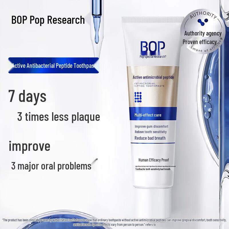 Bop Active Antibacterial Peptide Toothpaste