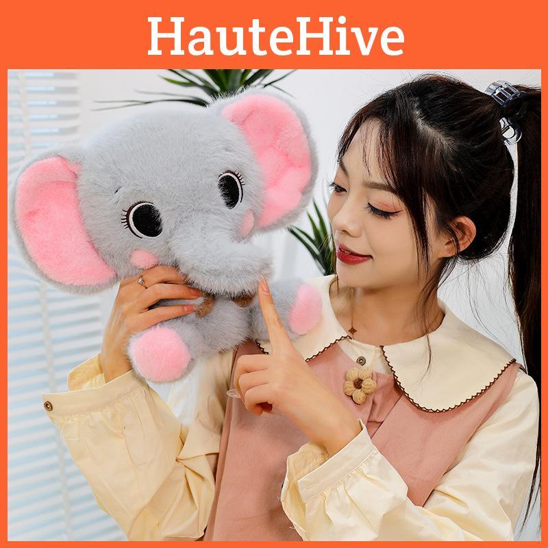 Toy Plush Elephant Cute Cartoon Accessory Ornament Children Presents Birthday