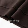Hengyuanxiang Men's Thickened Mock Neck Sweater with 10A Antibacterial