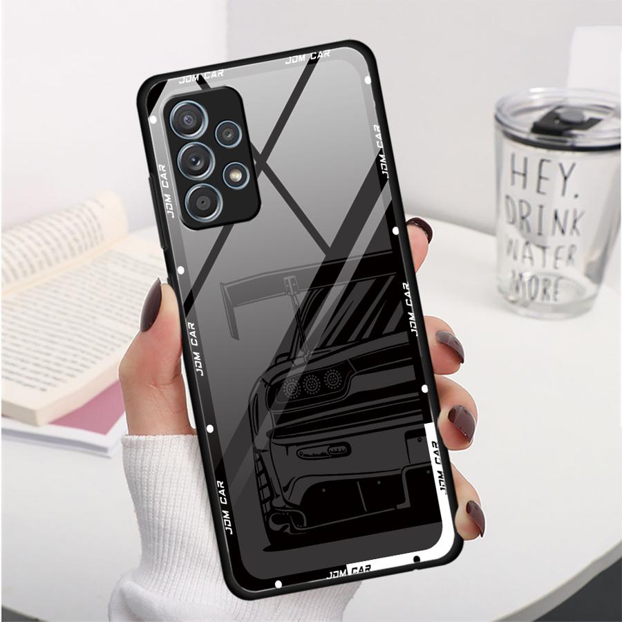 Japanese Drift Car Case for Samsung Galaxy A51 A52 A14 A30 A15 A50 A73 A34 A56 A35 A25 A36 A71 A13 A20 A21 A06 A12 A10 A16 A02