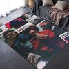 The Weeknd Teppich für Wohnzimmer Schlafzimmer Zuhause Sofadekoration, Kinder Spiel rutschfeste Bodenmatte