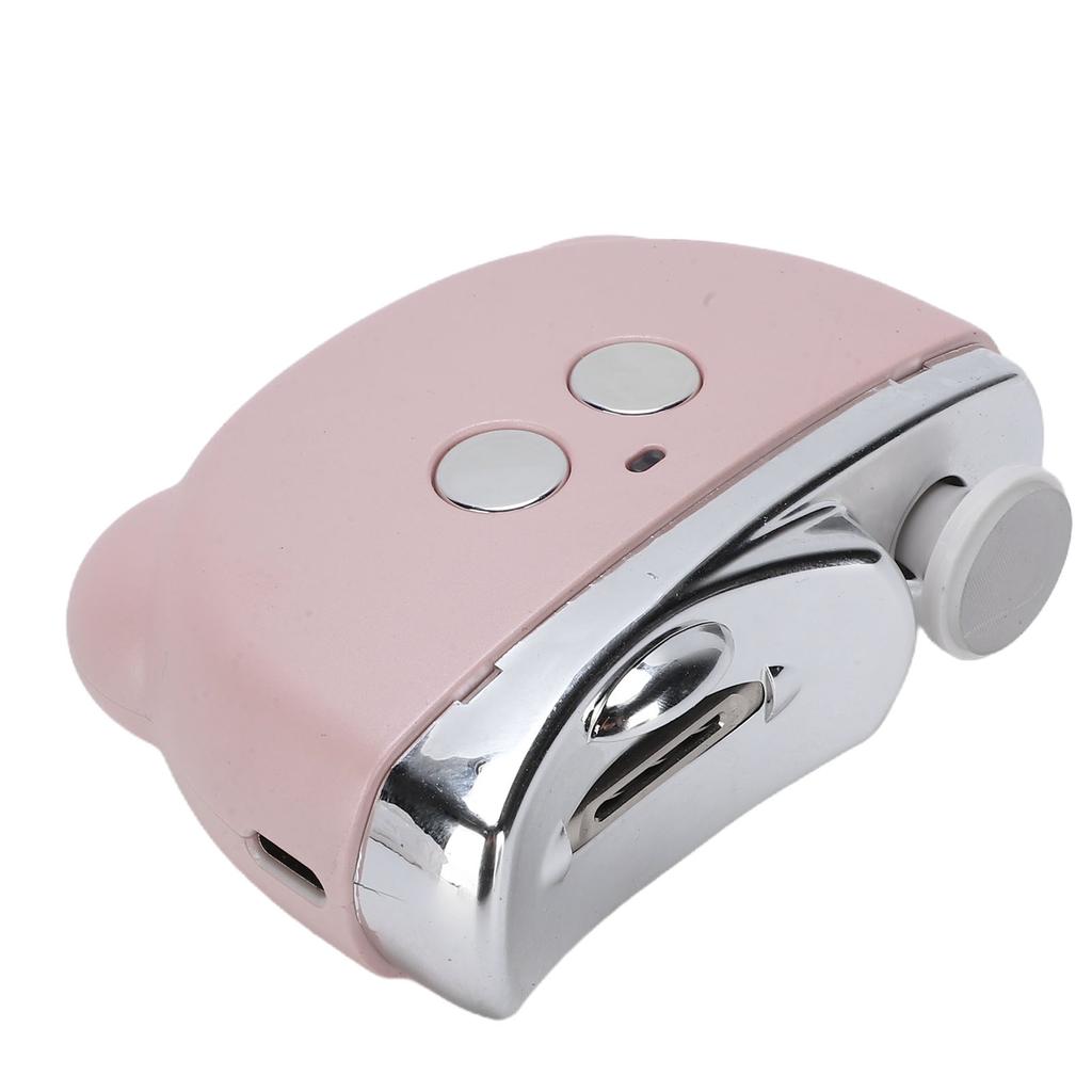 Electric Nail Clipper Rechargeable Quiet Anti Pinch Portable Automatic Nail Trimmer with Polishing for Home