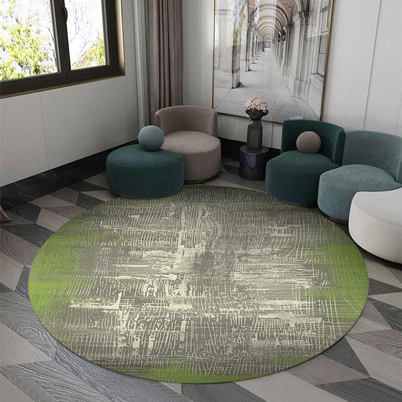 3D Vortex Optical Illusion Rugs Trap Area Carpet Anti-Slip Round Mats Large Carpets for Living Room Sofa Swirl Washable Carpet