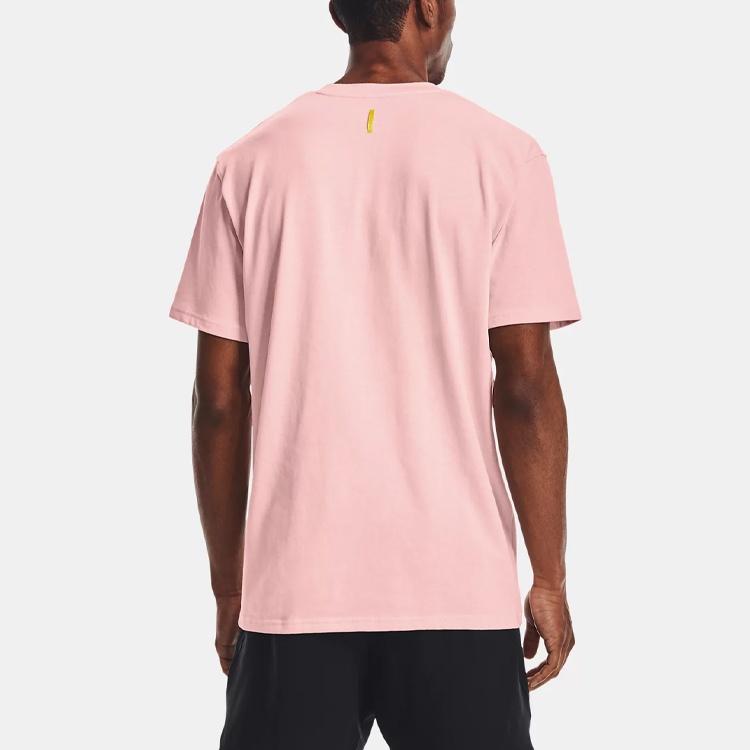 Under Armour Curry Embroidered Undrtd T-shirt 'Pink' Men's 1362005-658