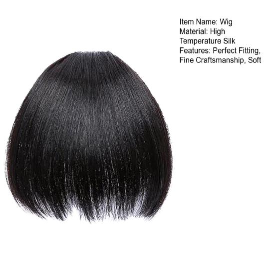 Falešné ofiny Realistické Načechrané Přirozené Bezproblémové Make-up Tool Bez Kotoučů Vysokoteplotní Hedvábné Komiks Nerovnoměrné Umělé ofiny pro dívku