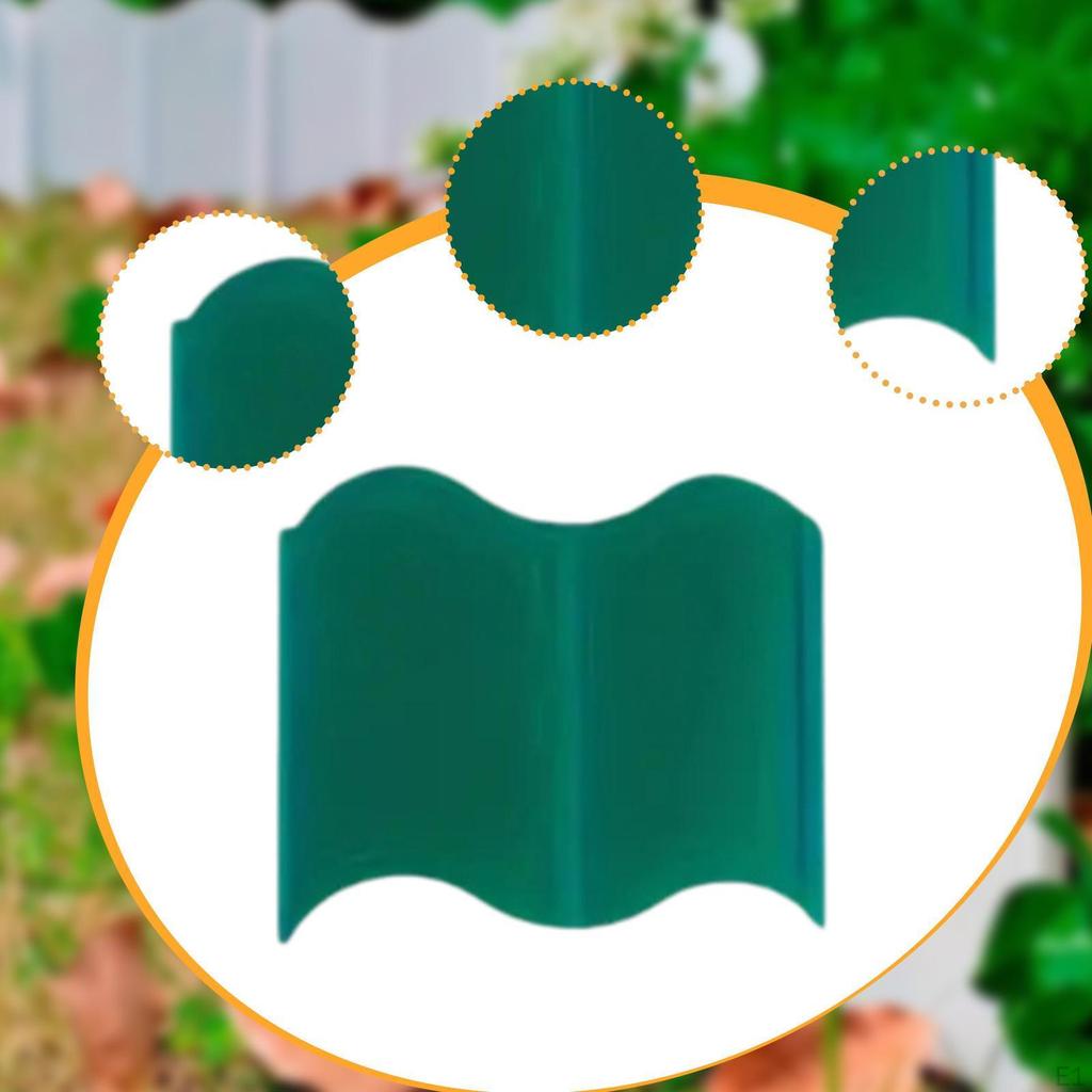 20 Stück DIY Landschaftsbau Gartenbegrenzung Einfahrt Rasen Pflanzenschutz Zaun Blumenbeet