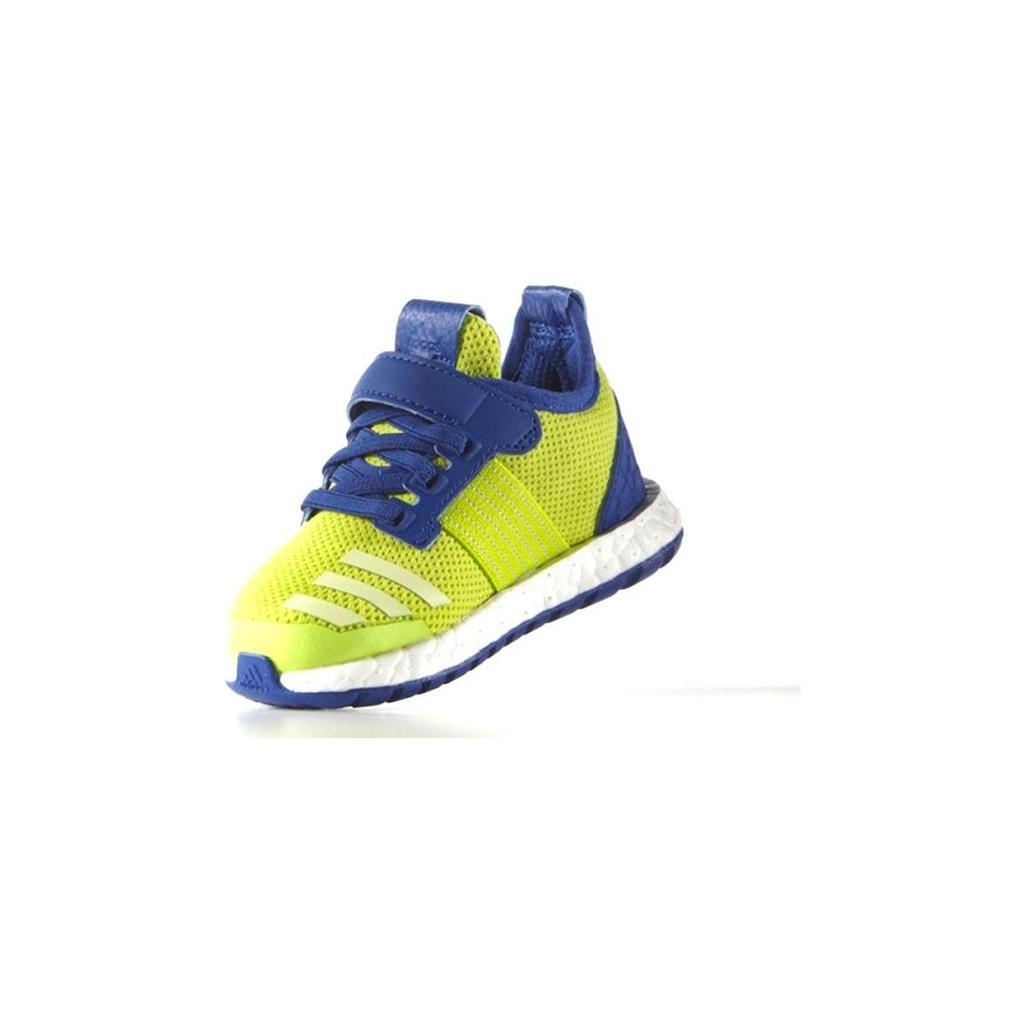 Adidas Lego X  Pure Boost Comfortable Anti-Kick Wear-Resistant Low-Top Walking Shoes Baby Shoes Blue White Green AQ5617