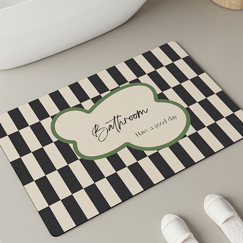 

Простой решетчатый бытовой туалетный дверной впитывающий коврик для пола мягкий диатомовый грязевой туалет ванная комната ванная комната противоскользящий коврик для ног 40X60cm 15.7X23.6in