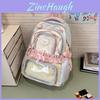 Junior High School Girls Backpack Nylon Large Capacity Daily Use School Bag For Teens