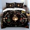 Moon Phases Tapestry Set Decor Soft Comfortable Duvet Cover Bedding Set Included 1*Duvet Cover & 2*Pillowcases Gift