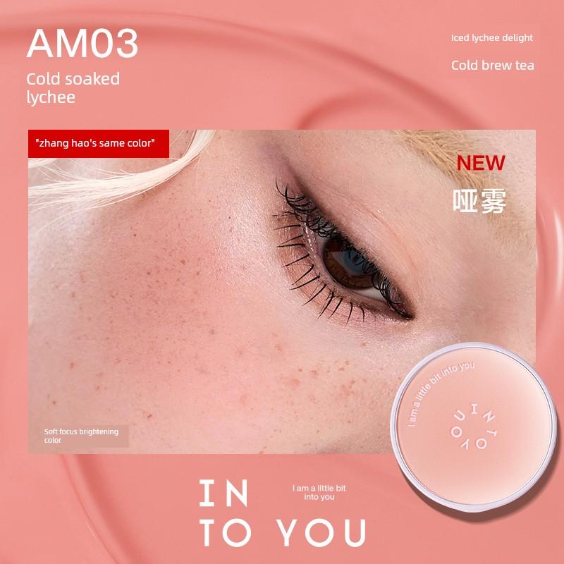 Upgrade 2.0! into You Cushion Blush Cream Water Gloss Sunscreen Blush Palette Hot-Selling Affordable Mud Color 2026 New Model