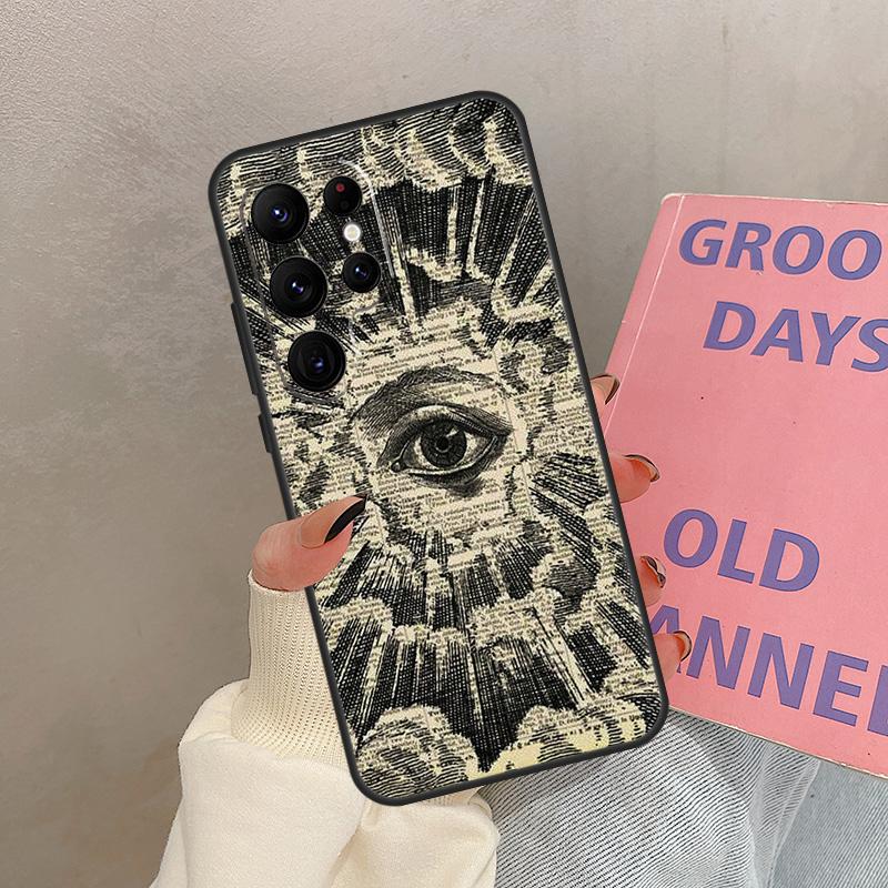 SUN AND MOON Mystic Zodiac Case For Samsung Galaxy S21 S22 S23 S24 S25 Ultra S9 S10 S25 Plus S20 FE S25 FE Cover Coque