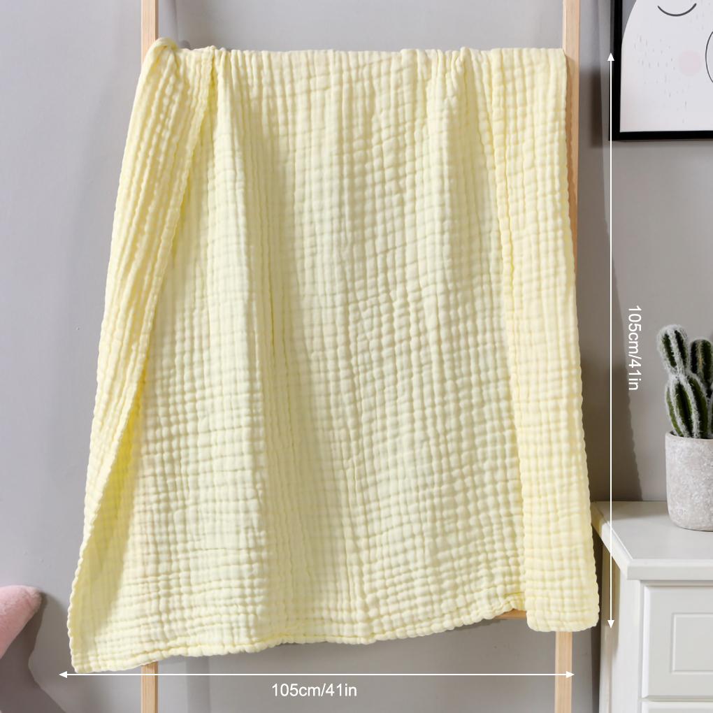 Baby Blanket Cotton Kids Swaddling Newborn Sleeping Towel Portable Travel Infant Stroller Washcloth 105x105cm for Home