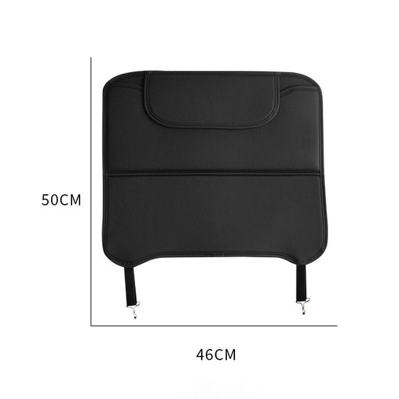 PU-Leder Auto Anti-Tritt-Matte Auto Sitzrücken Organizer Aufbewahrungstasche Auto Rücksitz Anti-Kratz-Schutzmatten Mit Abdeckung
